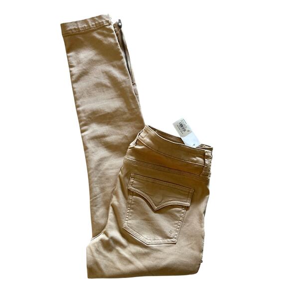 Joie Park Skinny Cargo Pants Khaki Tan Size 27 NWT Utility Ankle Zip Style - Picture 8 of 8